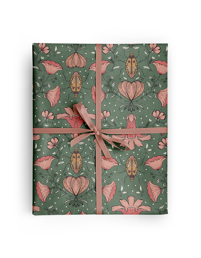 Love Bugs Wrapping Paper