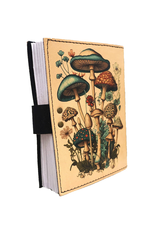 The Shroom - Leather Travel Journal