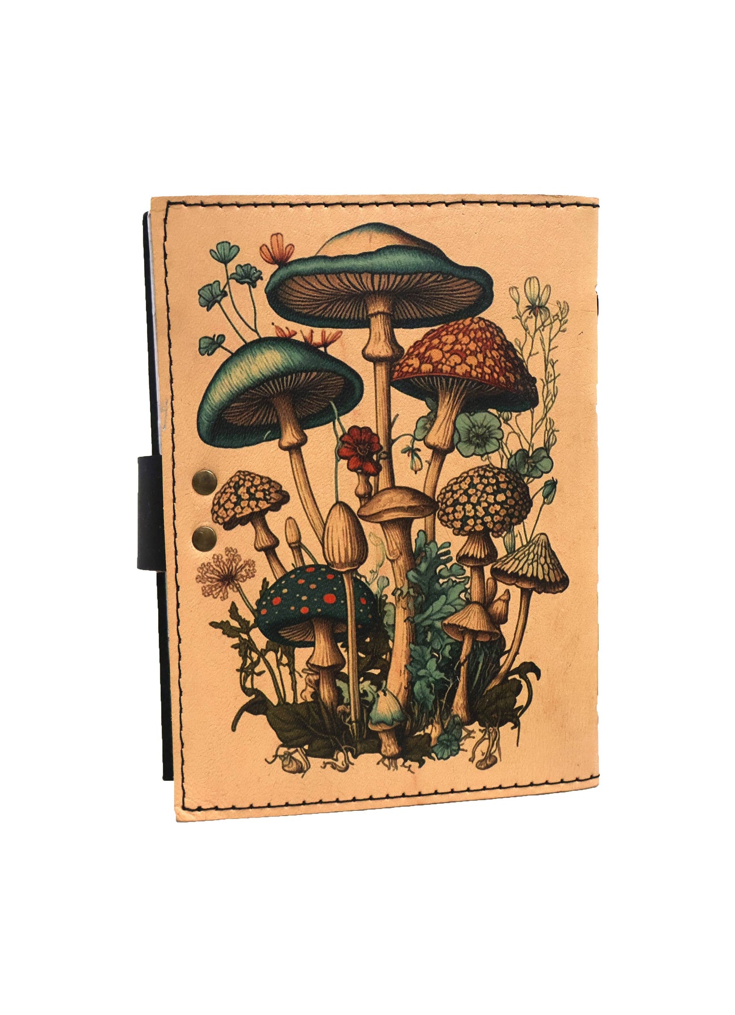 The Shroom - Leather Travel Journal
