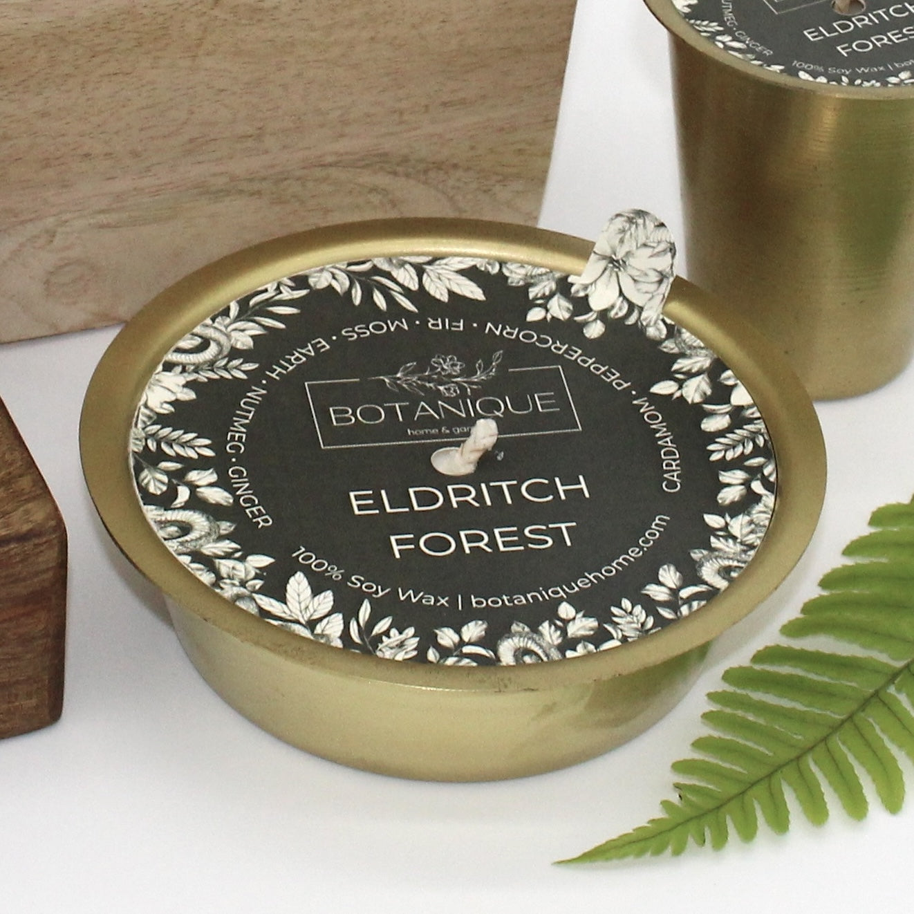 Refillable Rustic Mango Wood Candle Collection