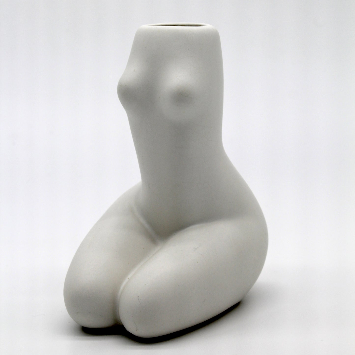 Vintage Ceramic Nude Woman Figural Vase