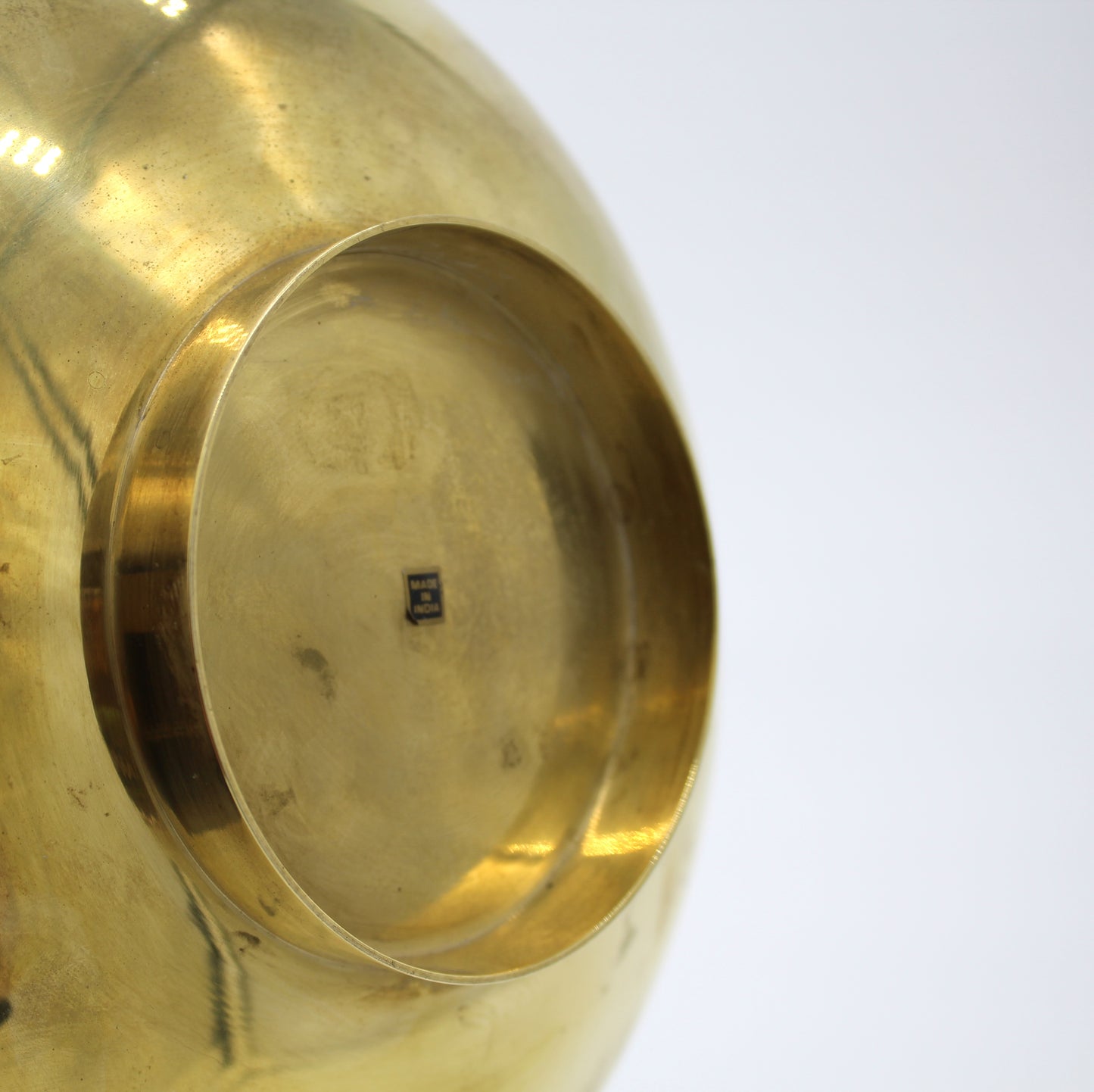 Cloisonné Botanical Brass Bowl