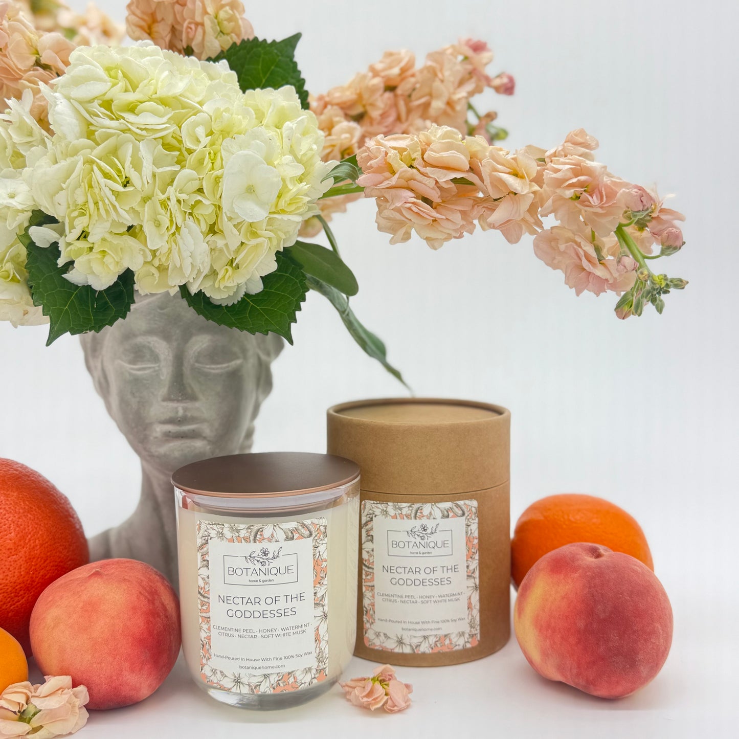 Nectar of the Goddesses Lidded Glass Vessel Candle