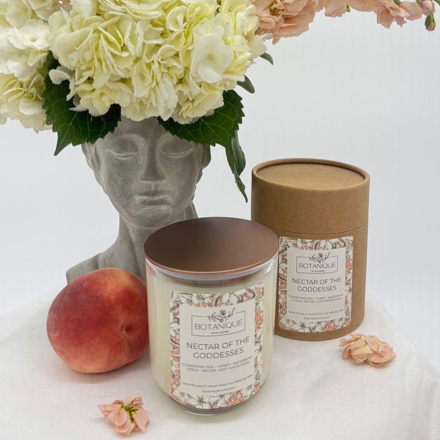 Nectar of the Goddesses Lidded Glass Vessel Candle