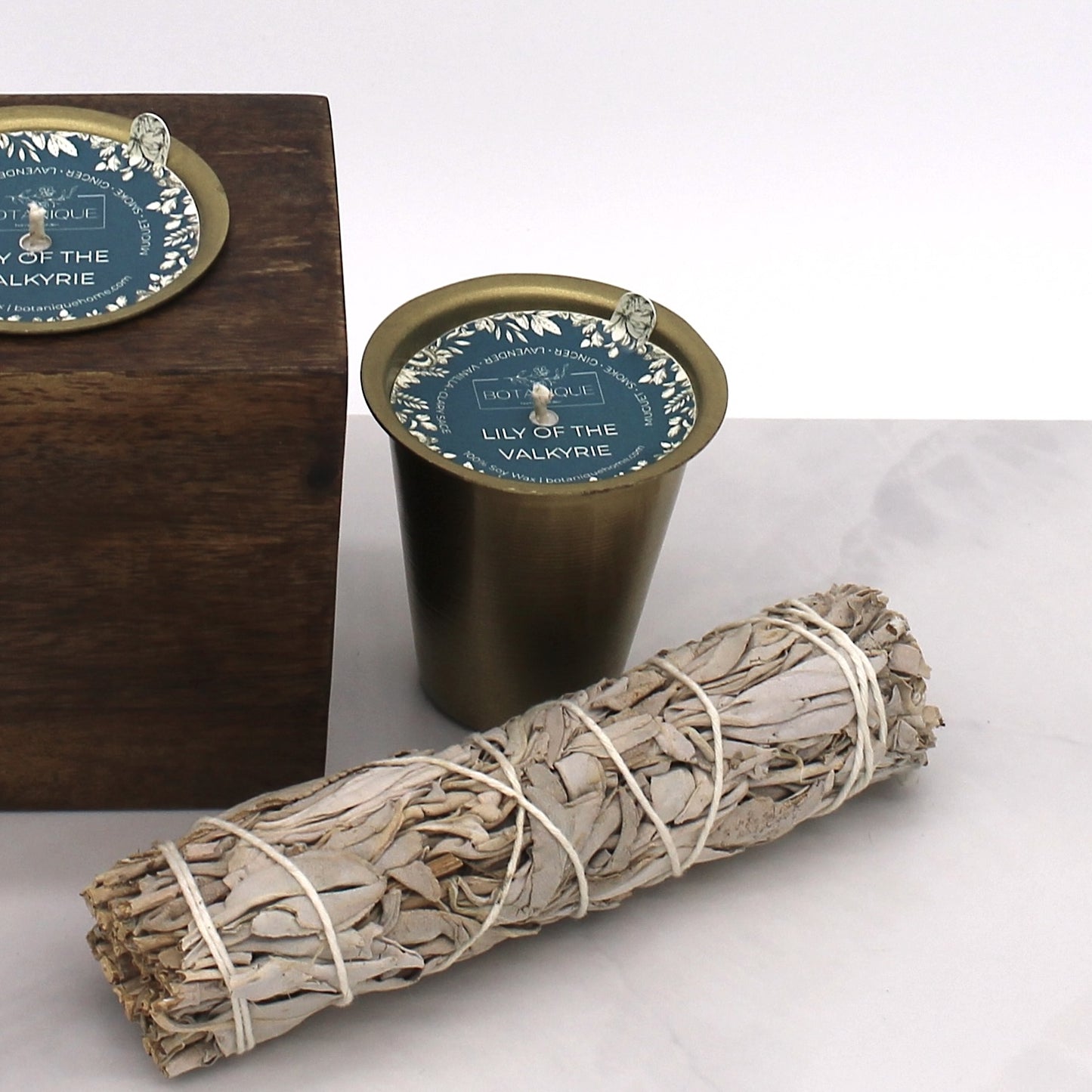 Refillable Rustic Mango Wood Candle Collection