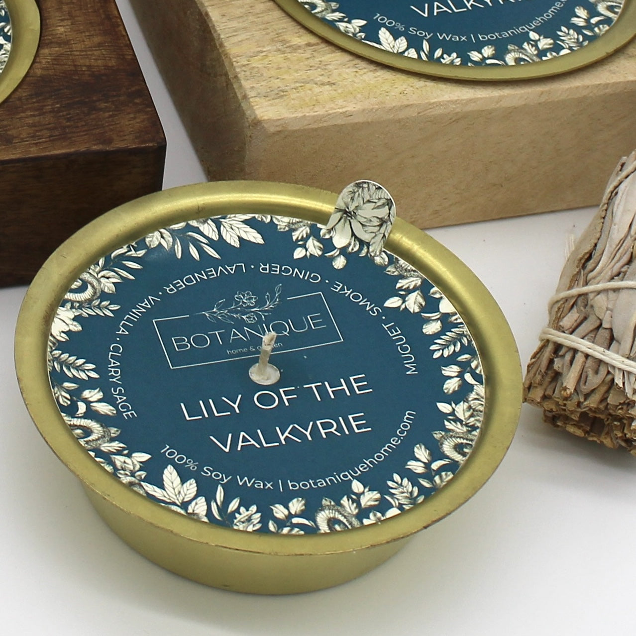 Refillable Rustic Mango Wood Candle Collection