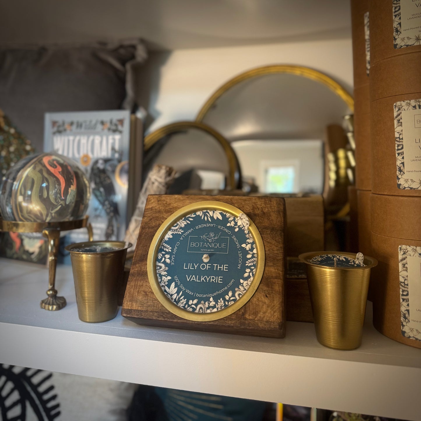 Refillable Rustic Mango Wood Candle Collection