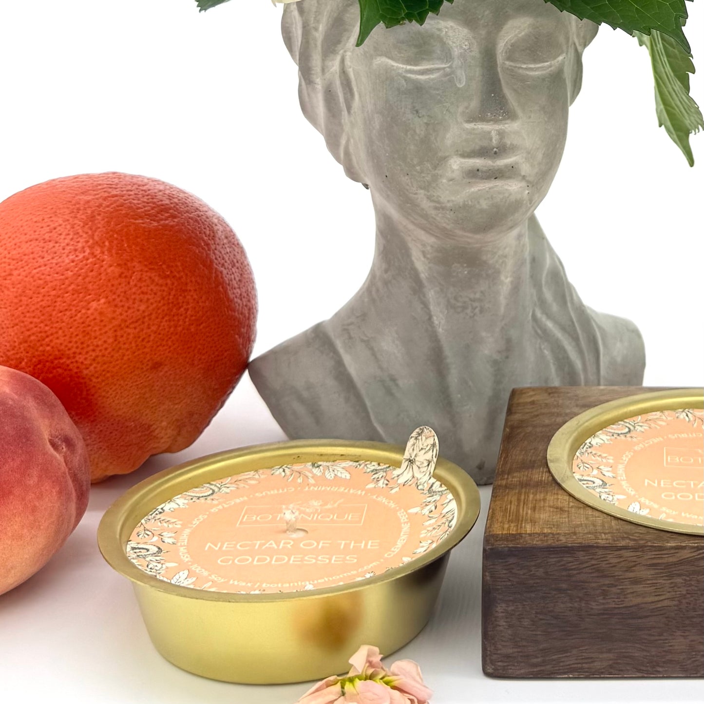 Refillable Rustic Mango Wood Candle Collection
