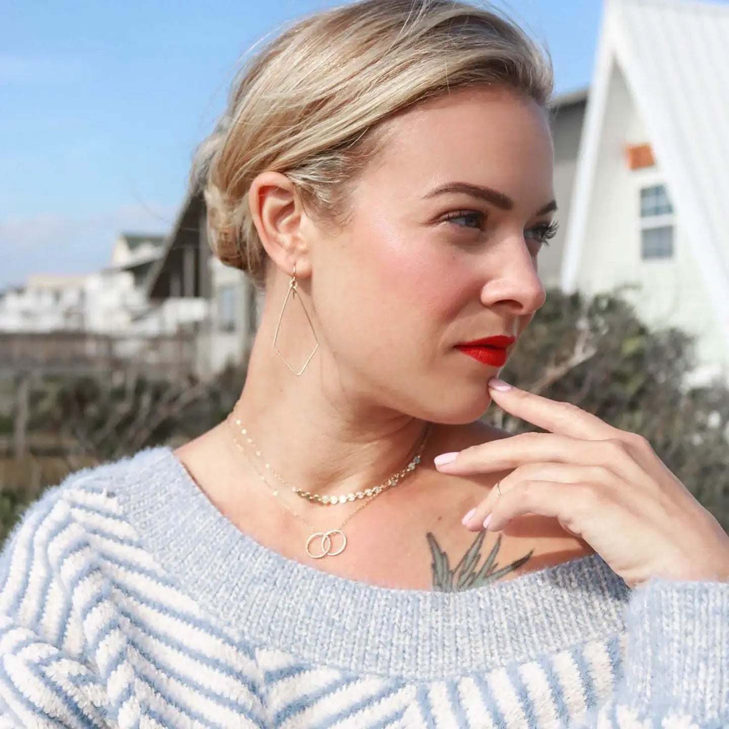Midi Ring Necklace