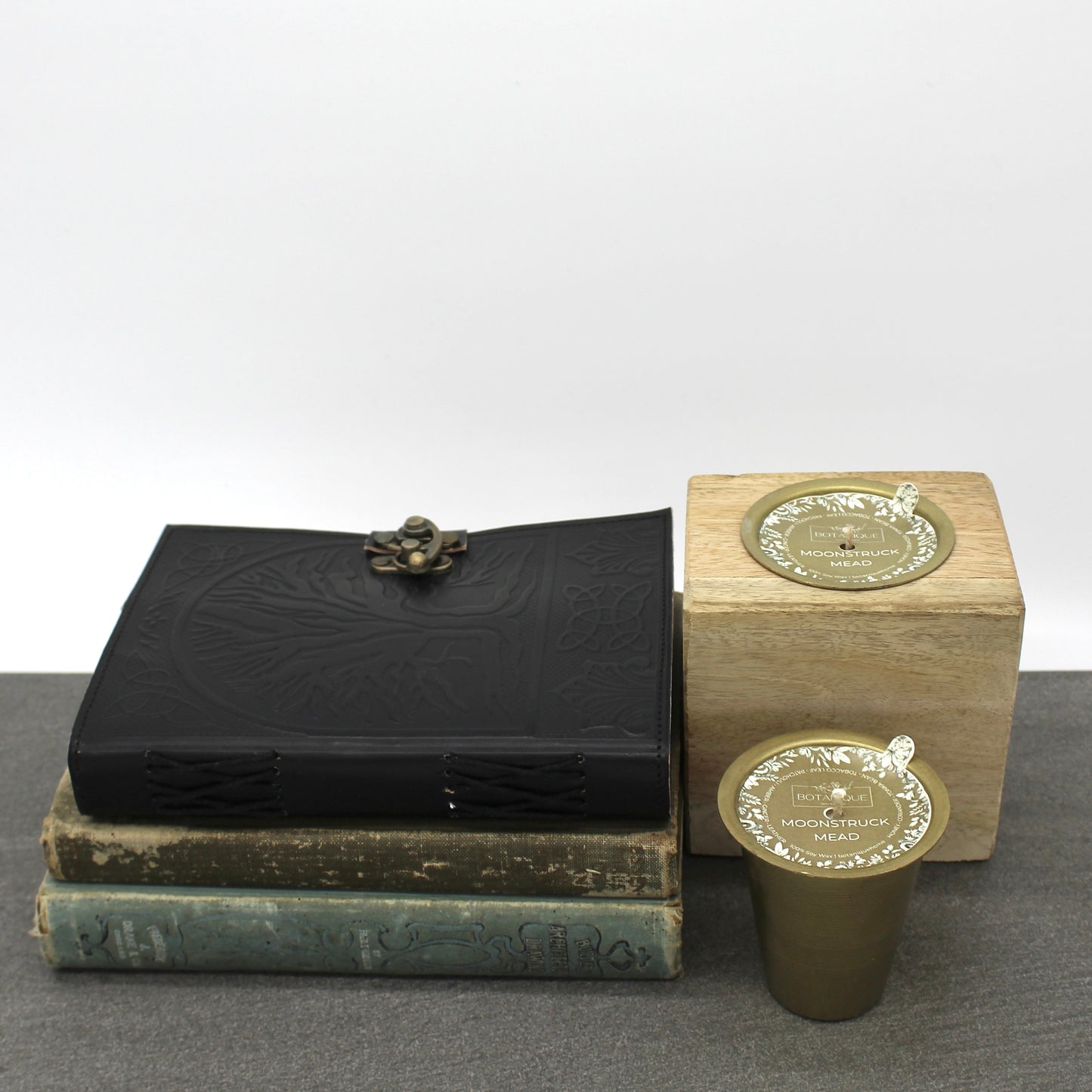Refillable Rustic Mango Wood Candle Collection