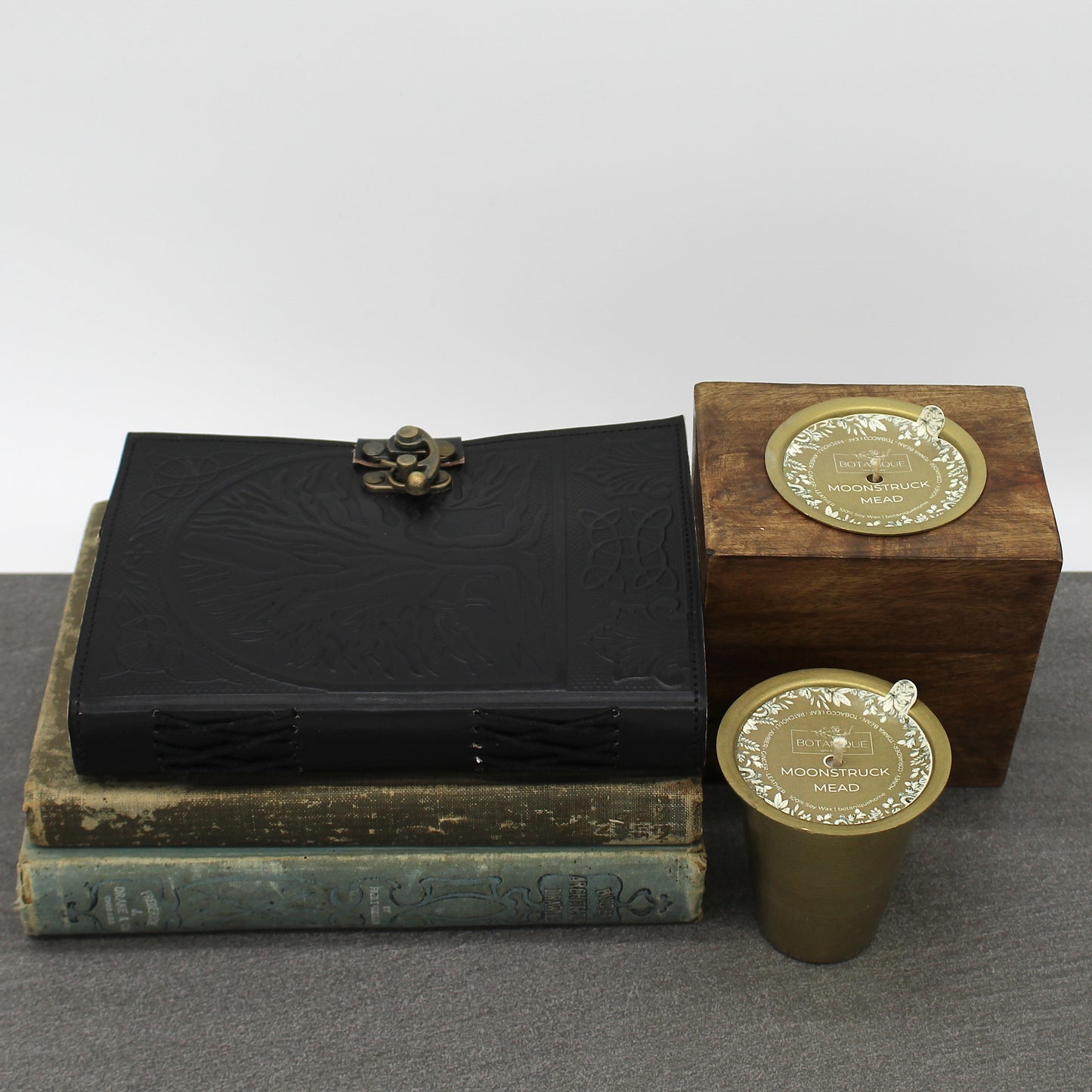 Refillable Rustic Mango Wood Candle Collection