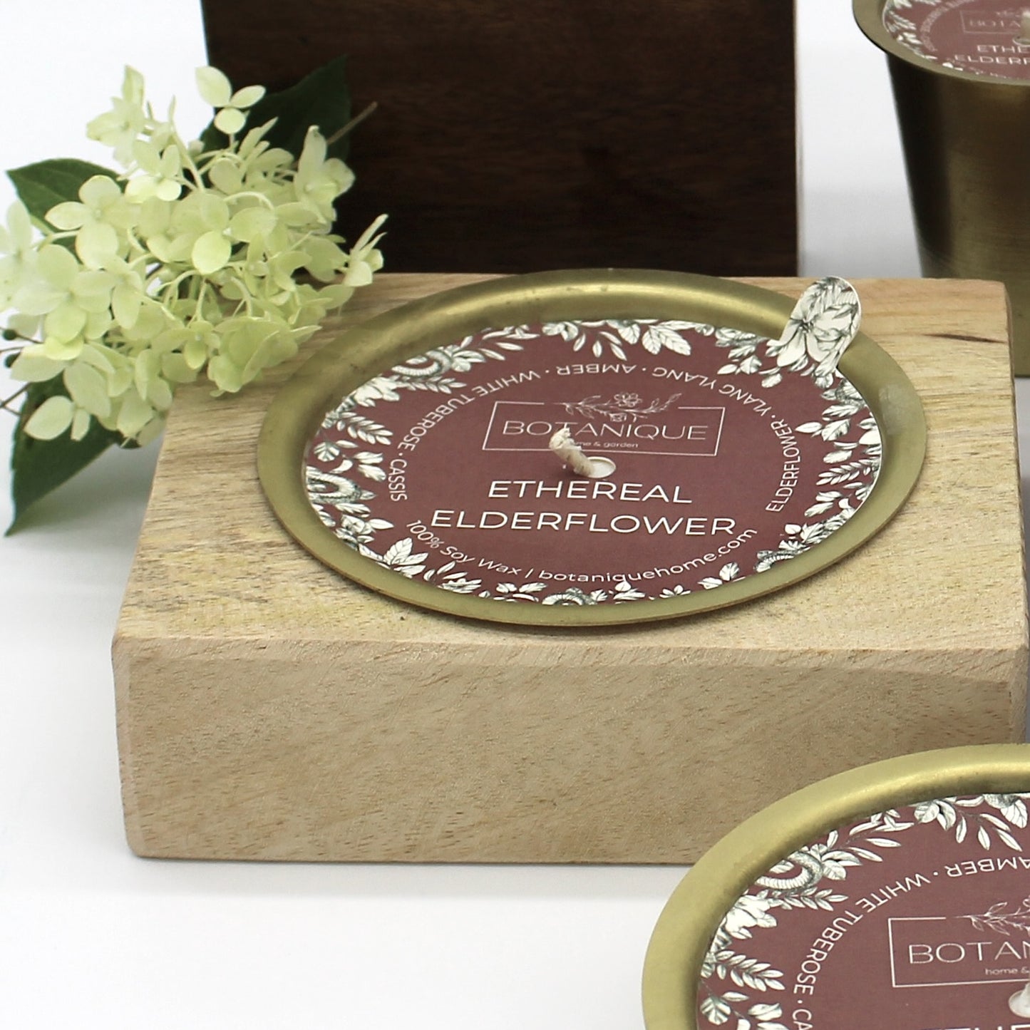 Refillable Rustic Mango Wood Candle Collection