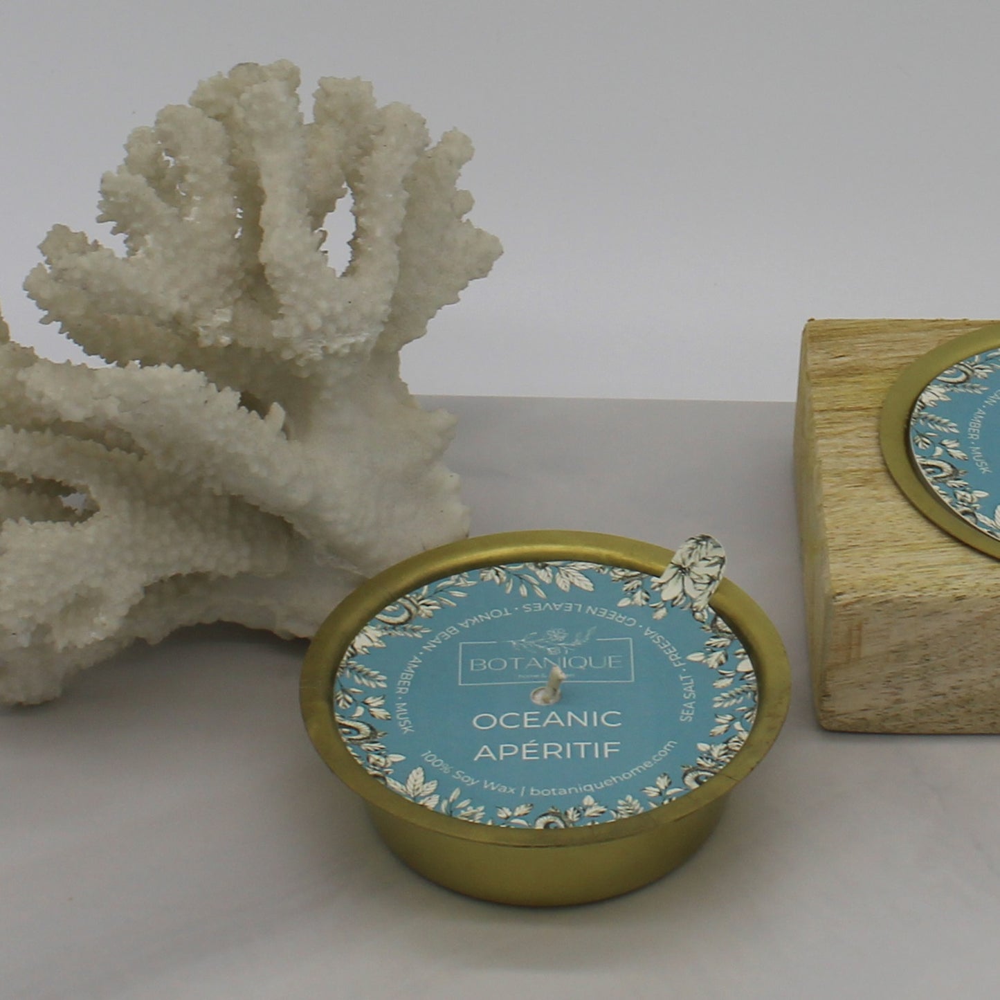 Refillable Rustic Mango Wood Candle Collection