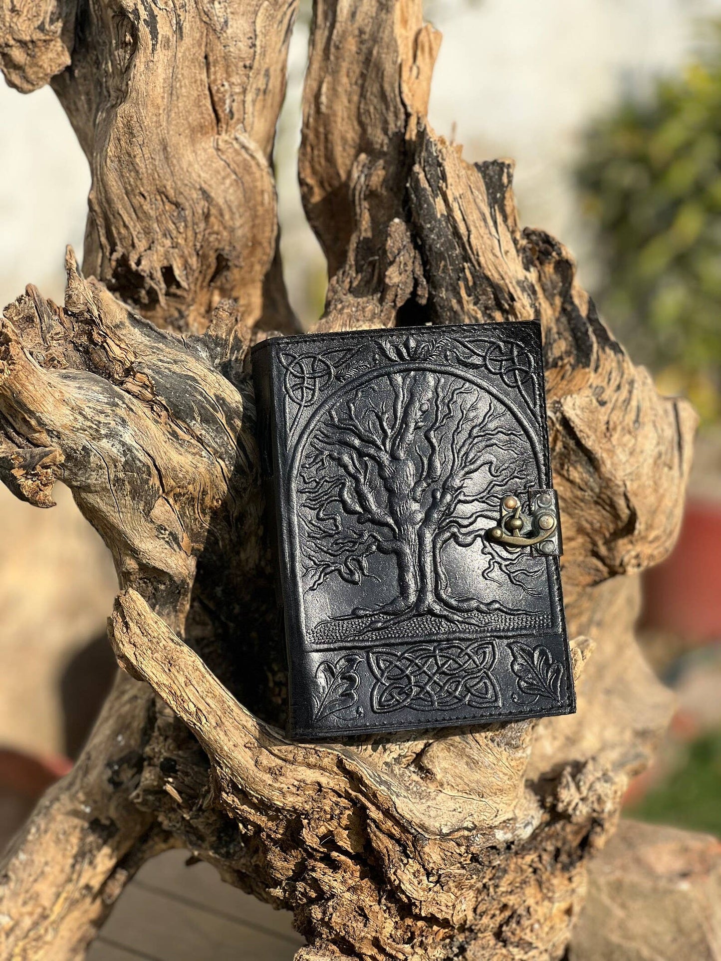 The Tree Embossed Leather Travel Journal