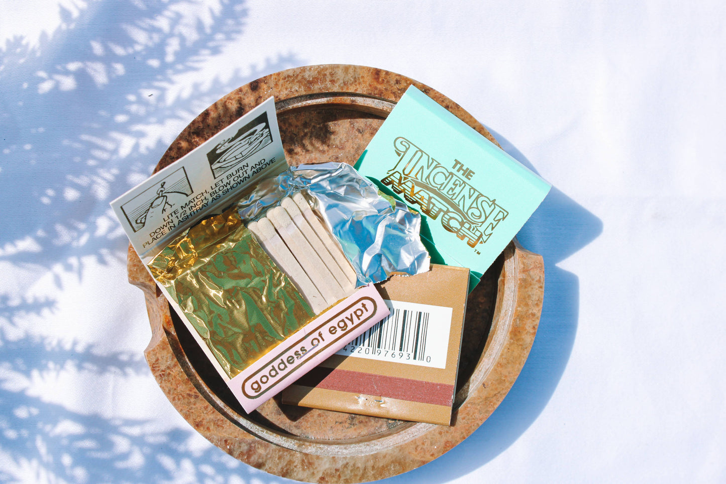 Incense Match Books - Set of 4 Assorted Fragrances