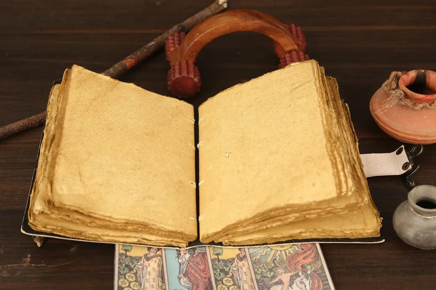 The Moon - Leather Travel Journal