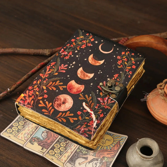 The Moon - Leather Travel Journal