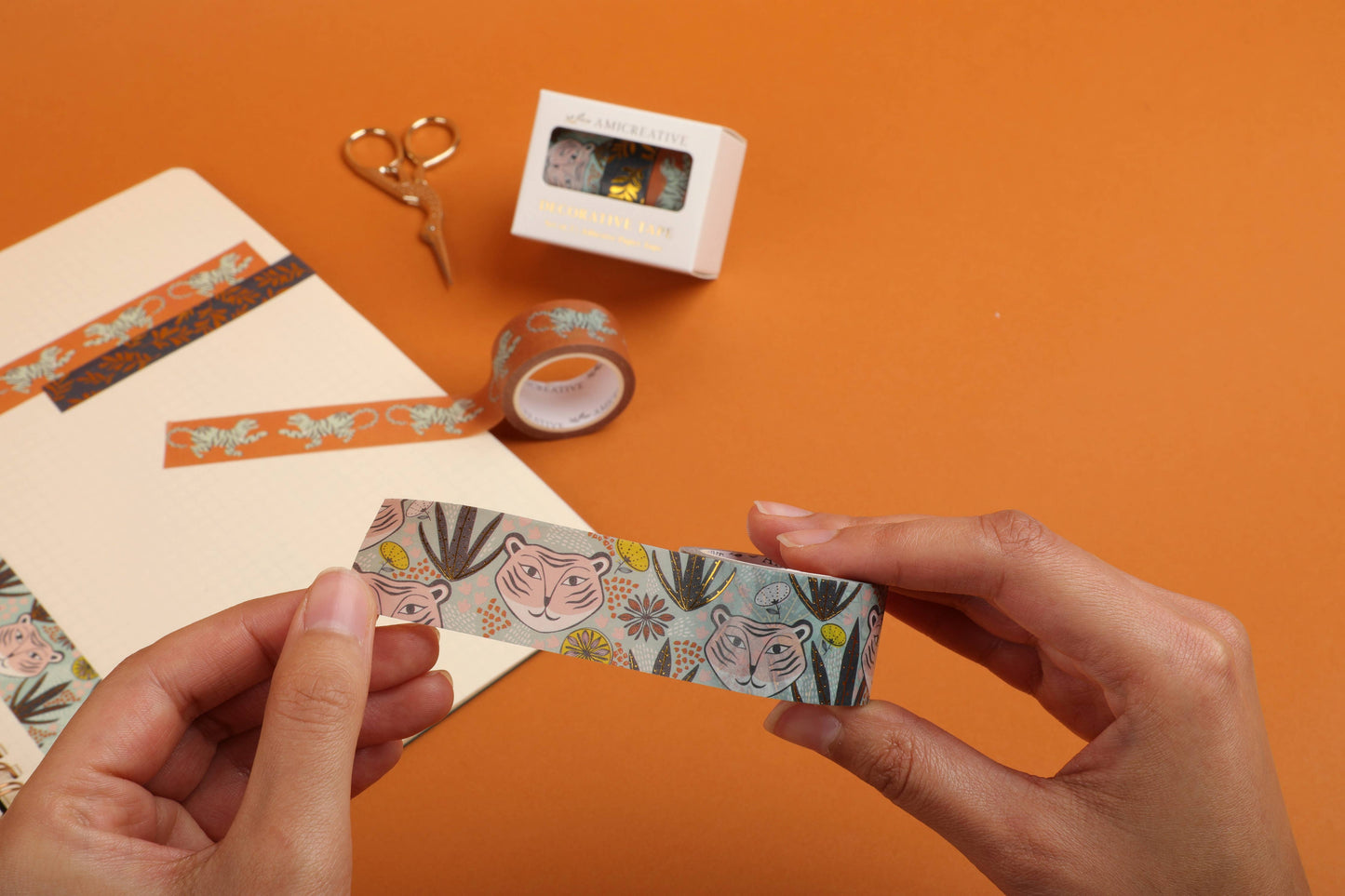 Mod Tiger Washi Tape Set Box