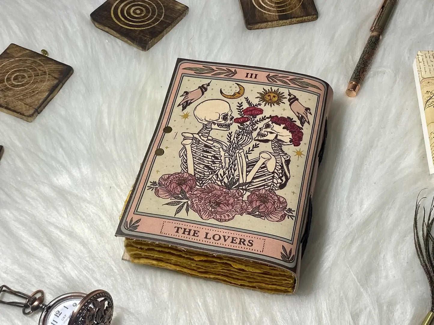 The Lovers - Leather Travel Journal