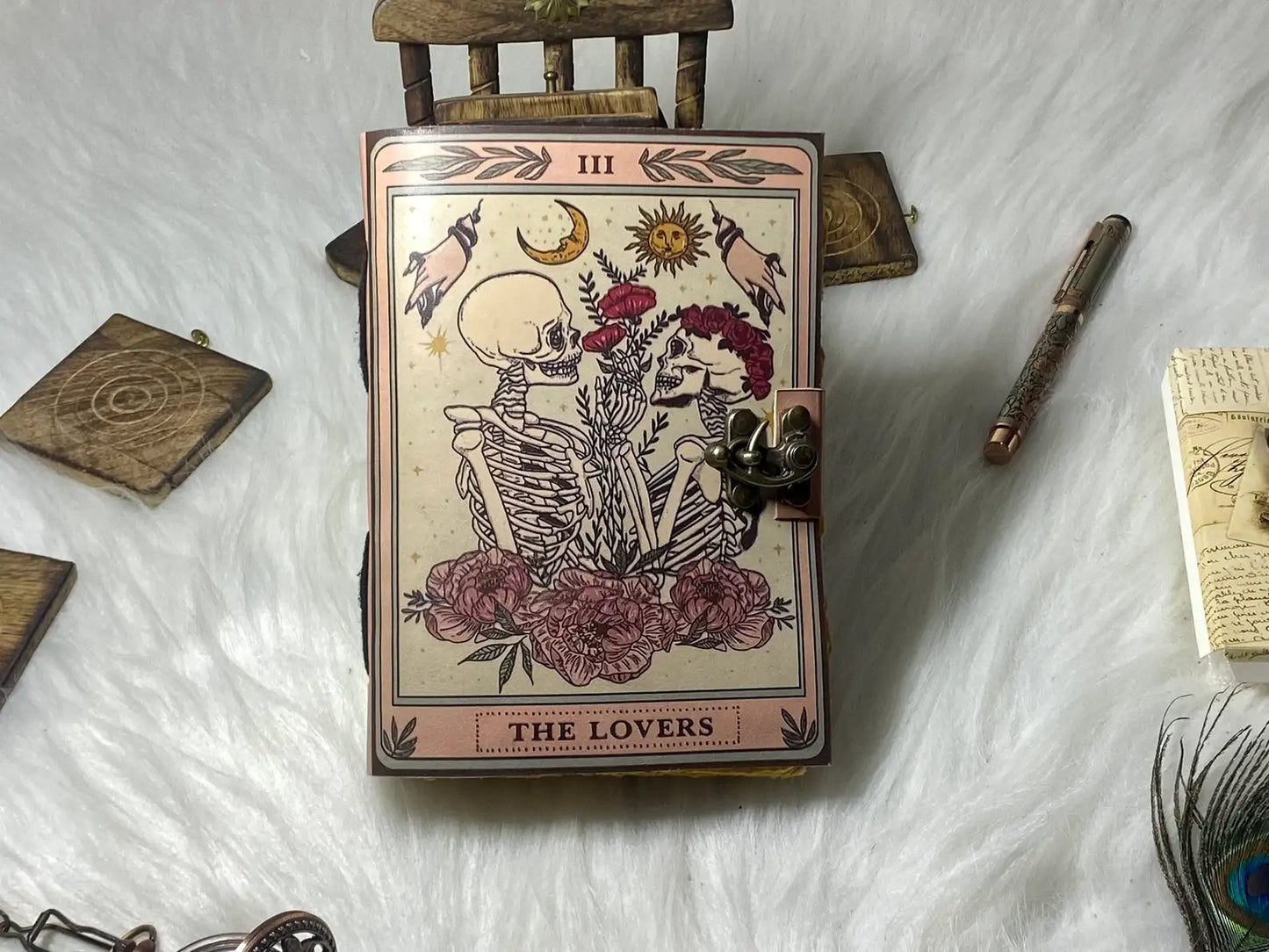 The Lovers - Leather Travel Journal
