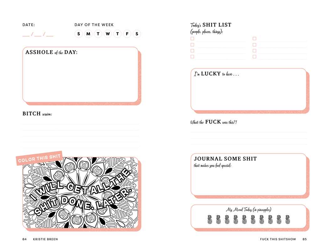 F*ck This Sh*tshow - A Journal by Kristie Breen