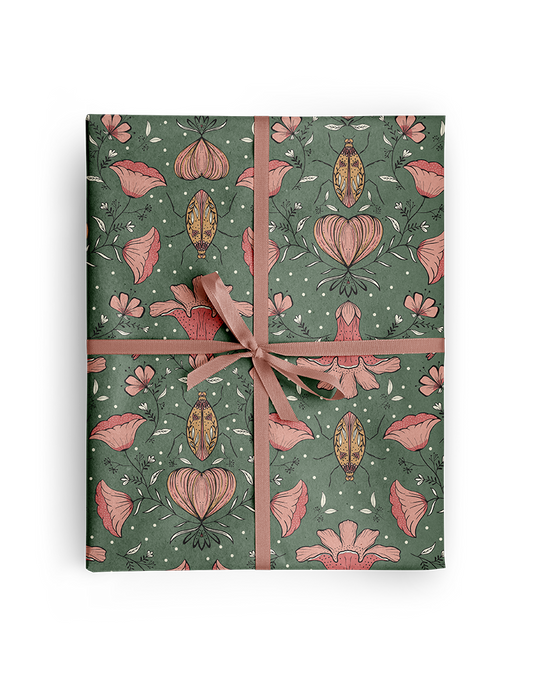 Love Bugs Wrapping Paper