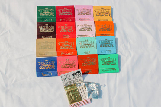 Incense Match Books - Set of 4 Assorted Fragrances