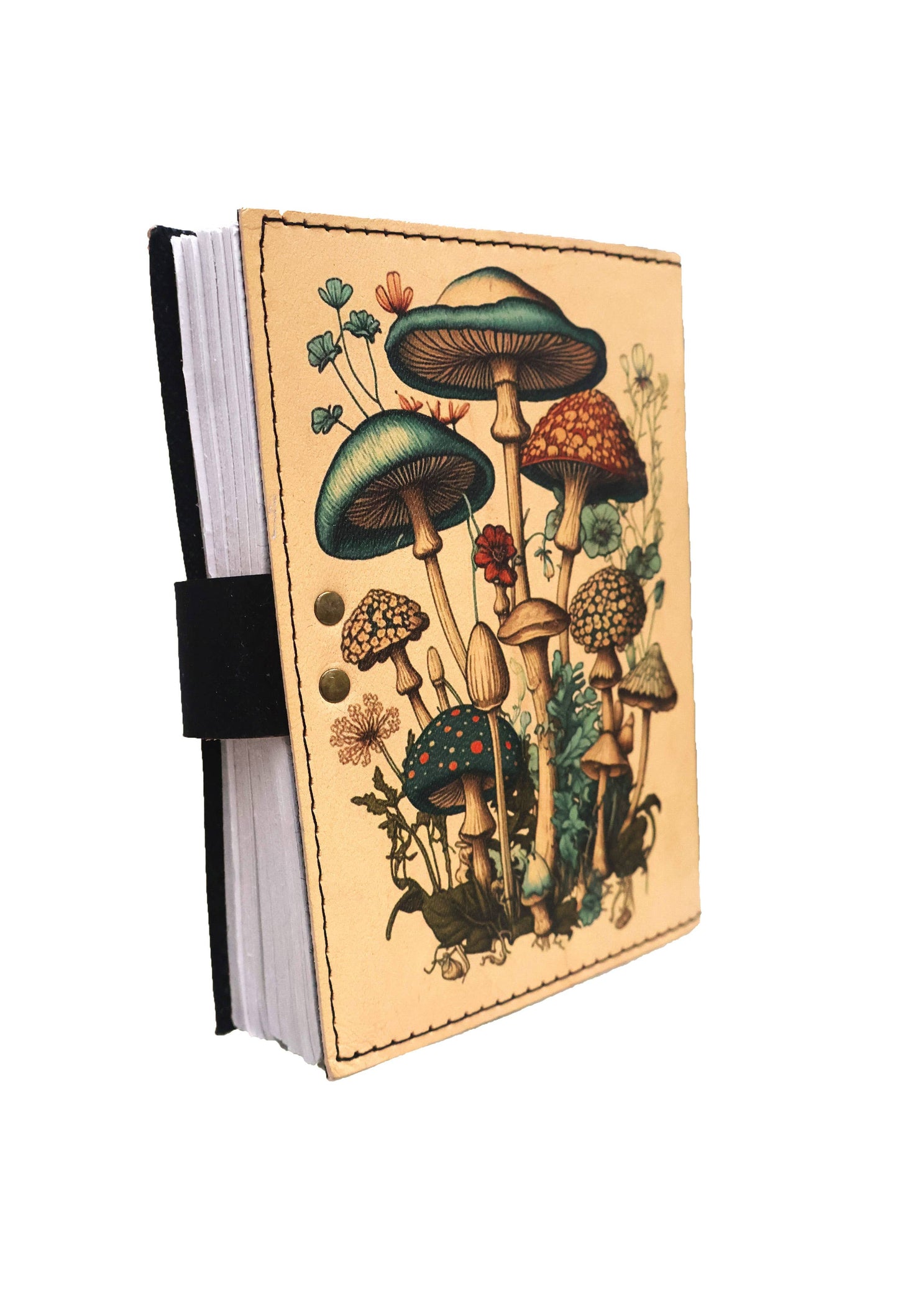 The Shroom - Leather Travel Journal