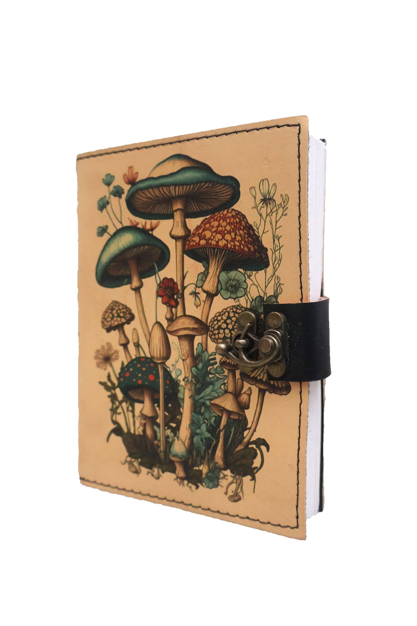 The Shroom - Leather Travel Journal