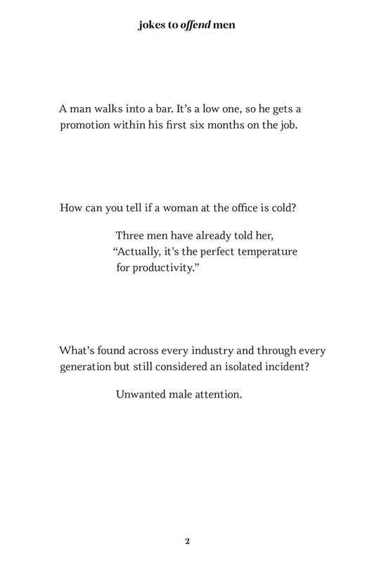 Jokes to Offend Men by Allison Kelley, Danielle Kraese, Kate Herzlin, and Ysabel Yates