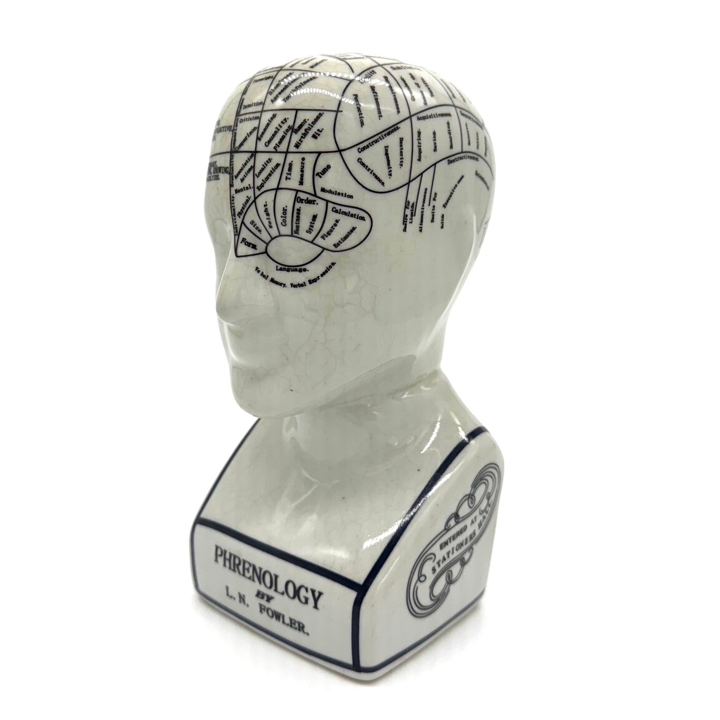 Phrenology Bust by L.N. Fowler