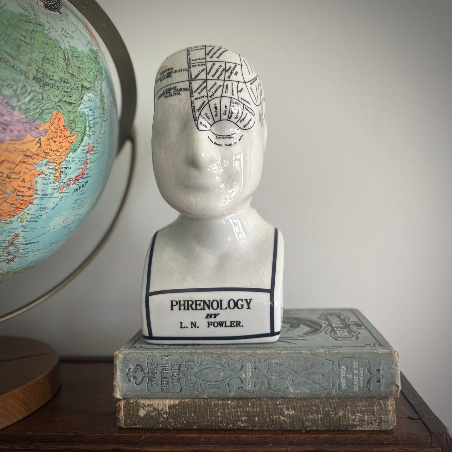 Phrenology Bust by L.N. Fowler