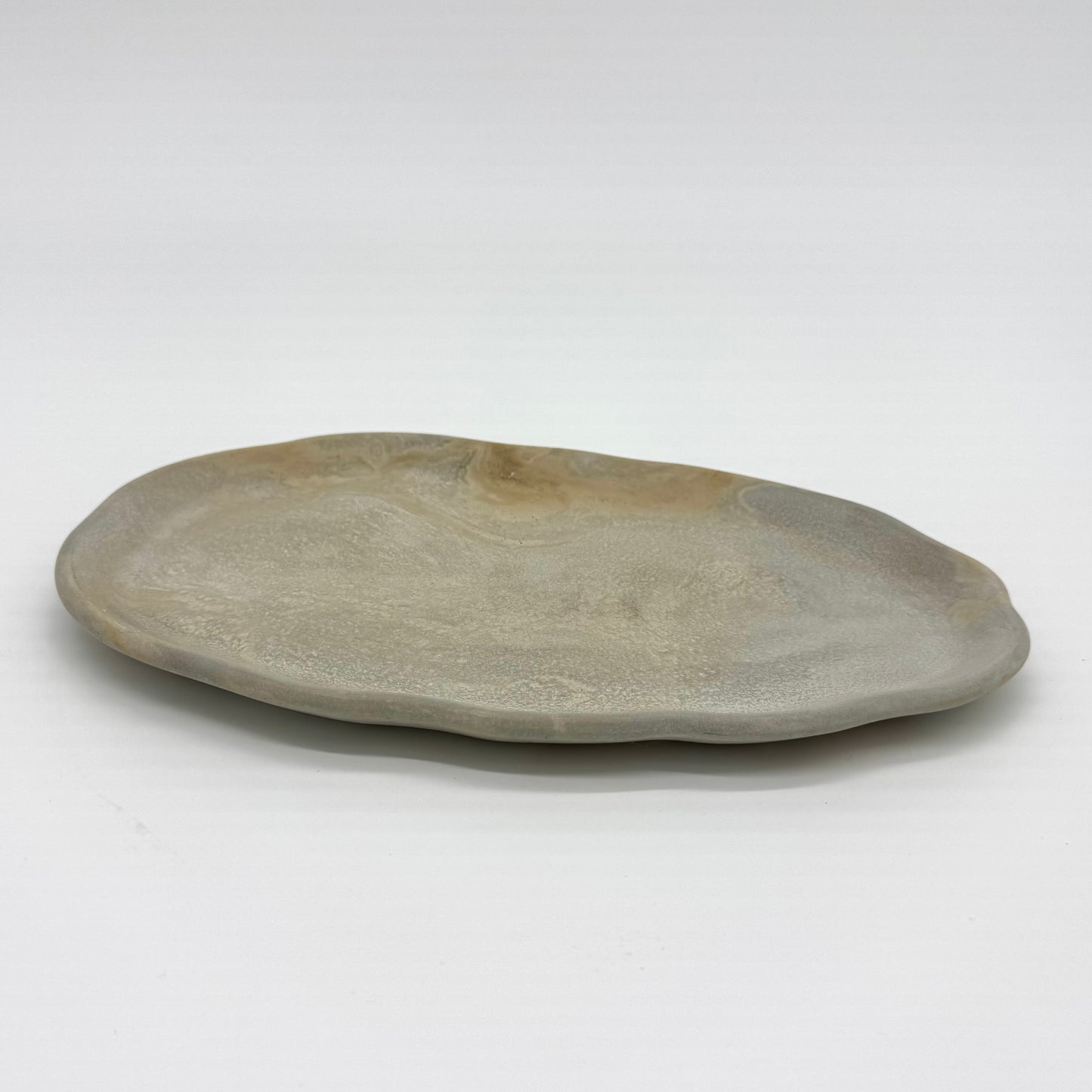 Elemental Concrete Oval Tray