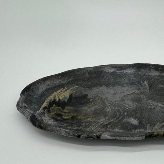 Elemental Concrete Oval Tray