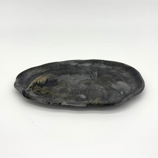 Elemental Concrete Oval Tray