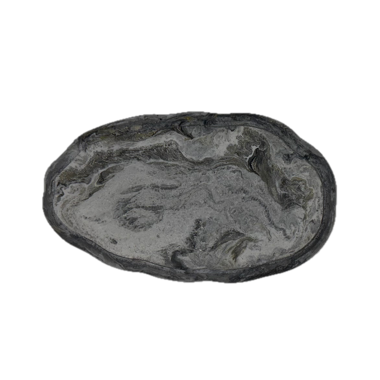 Elemental Concrete Oval Tray