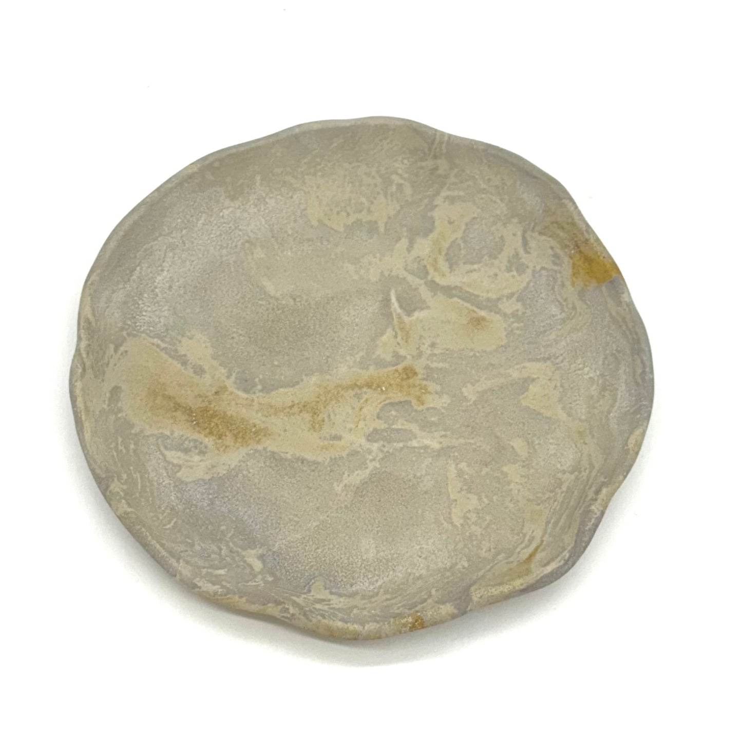 Round Elemental Concrete Tray