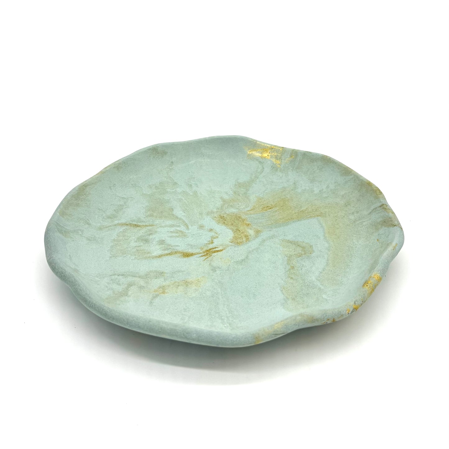 Round Elemental Concrete Tray