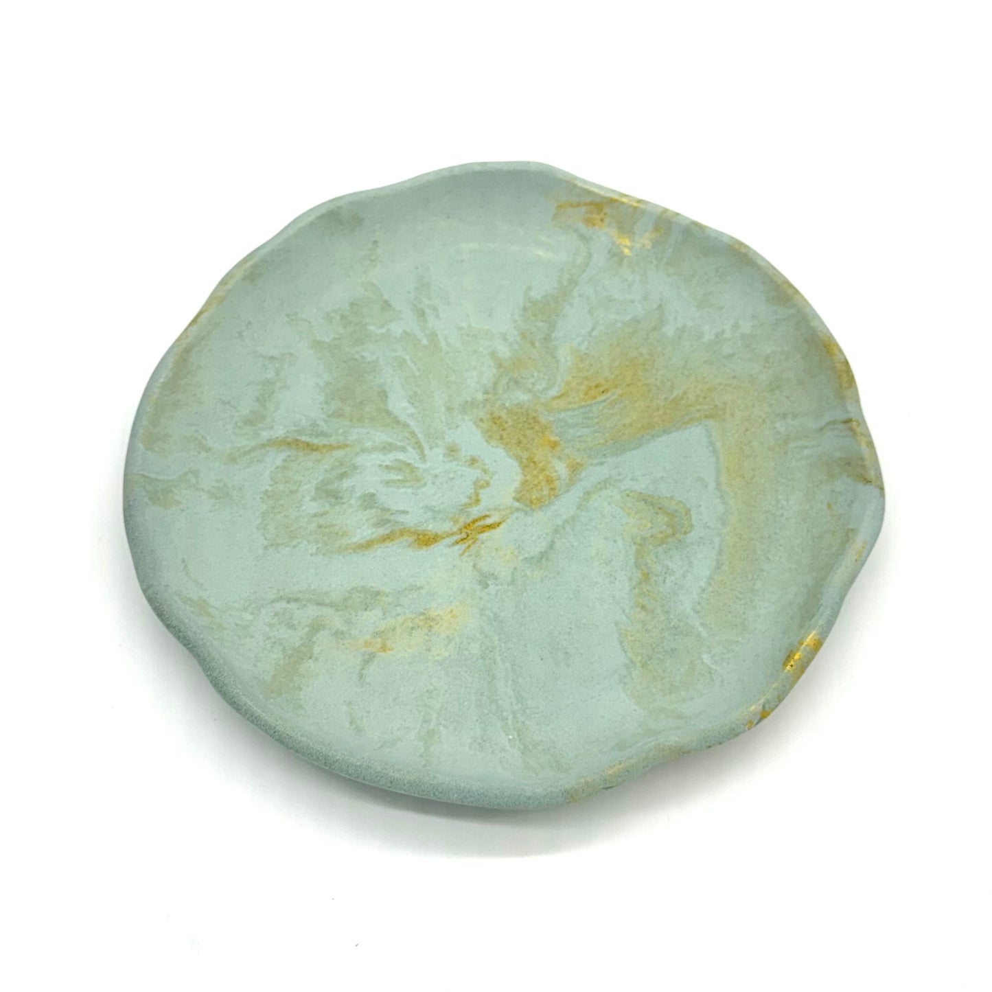 Round Elemental Concrete Tray