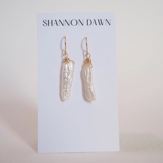 Keshi Pearl Earrings