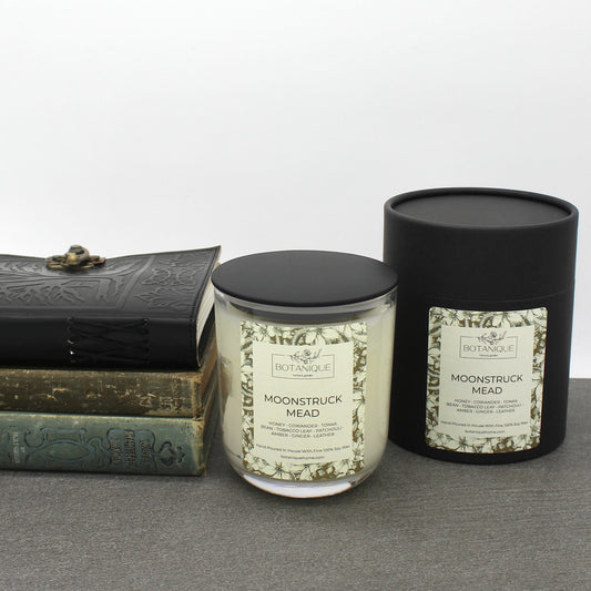 Moonstruck Mead Lidded Glass Vessel Candle
