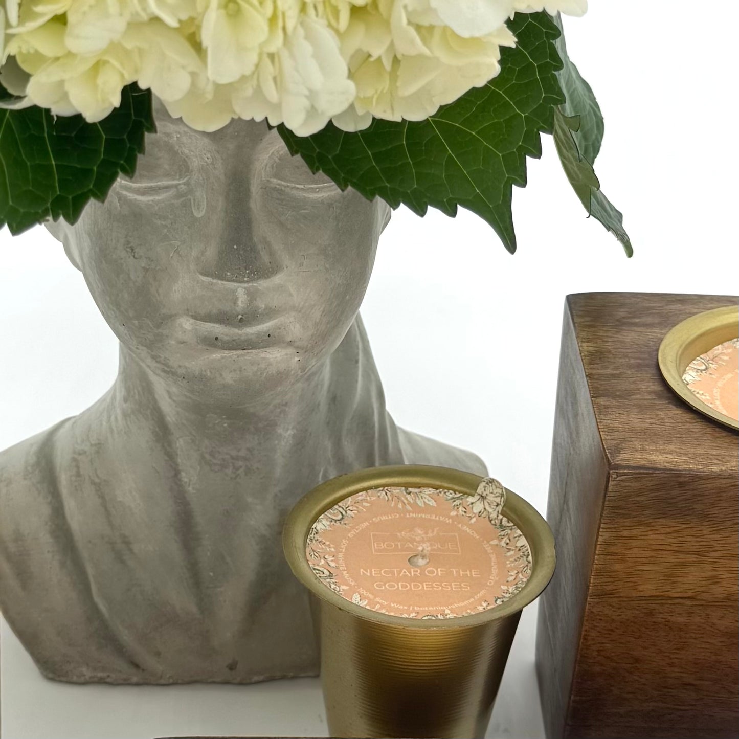 Refillable Rustic Mango Wood Candle Collection