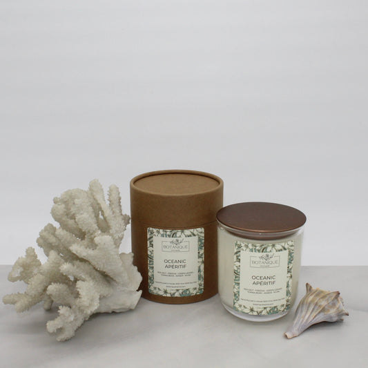 Oceanic Apéritif Lidded Glass Vessel Candle