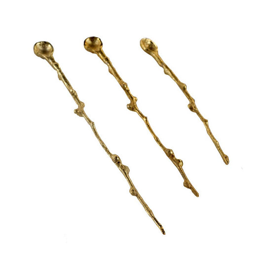 Gold Leaf Decorative Spoons