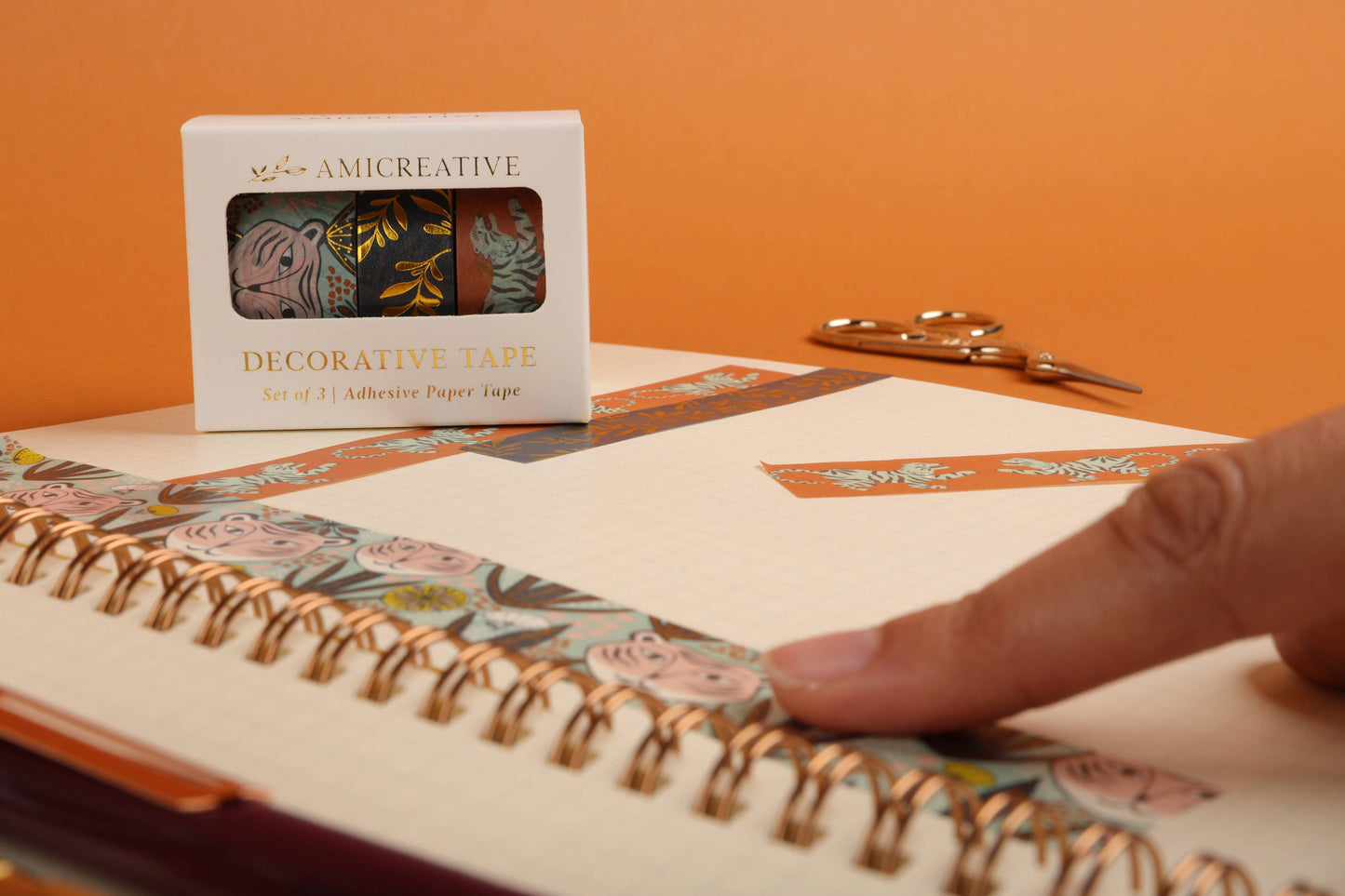 Mod Tiger Washi Tape Set Box
