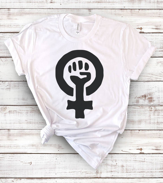 Feminist Symbol - Feminism Equal Rights Girl Power T-Shirt